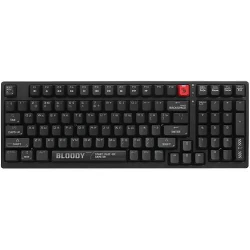 Клавиатура A4Tech Bloody S98 S98 BLACK черная, механическая, USB, for gamer, LED (1942192)