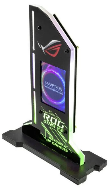 Кронштейн Lamptron LAMP-HM024 для поддержки видеокарты HM024-Vertical GPU Holder with 2.4 Display