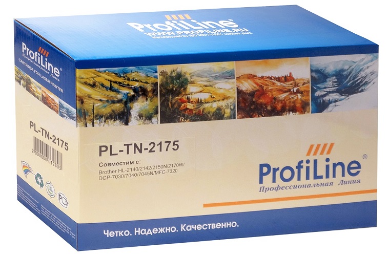  Картридж ProfiLine PL-TN-2175  для принтеров Brother HL-2140/2142/2150N/2170W/DCP-7030/7040/7045N/MFC-7320 2600 копий ProfiLine