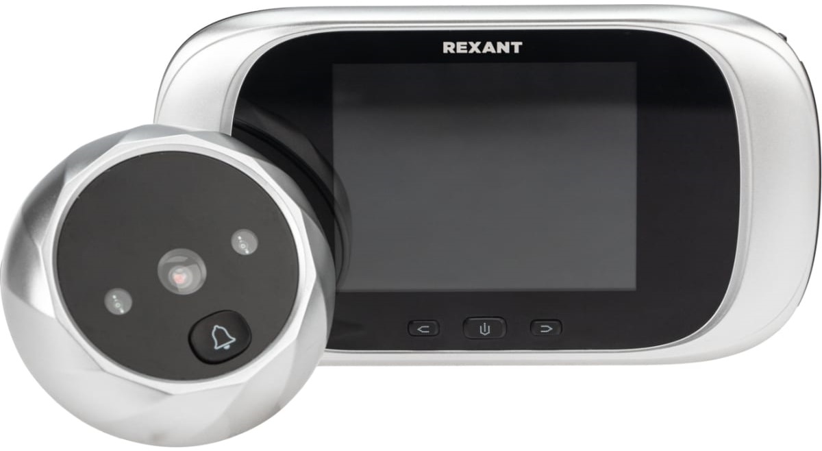 Видеоглазок Rexant 45-1112 дверной (DV-112) с цветным LCD-дисплеем 2.8 с функцией записи фото и звонком