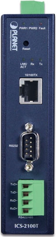Конвертер промышленный Planet ICS-2100T с последовательными портами RS-232/ RS-422/ RS-485