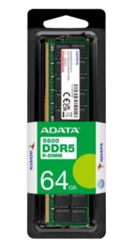 Модуль памяти DDR5 64GB ADATA AD5R560064G40-SHYA PC5-44800 5600MHz CL46 1.1V ECC