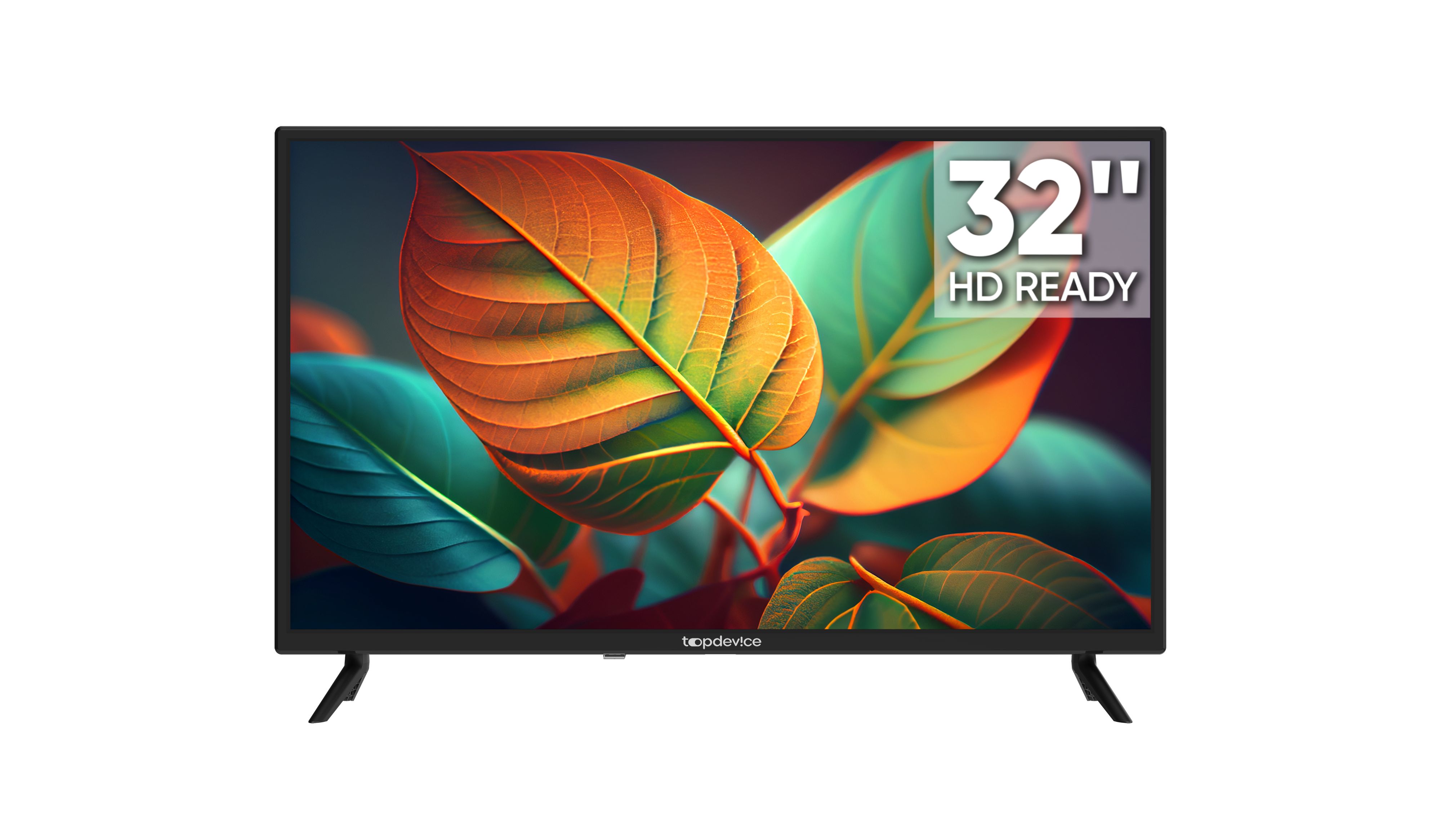 Телевизор TopDevice TDTV32BN02H_BK black, HD, DVB-T2/C/S2, 3*HDMI, 2*USB