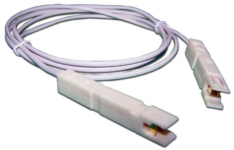 Кабель патч-корд Lanmaster LAN-P1-P1-5m 110 тип - 110 тип, 1 пара, 5 м, серый
