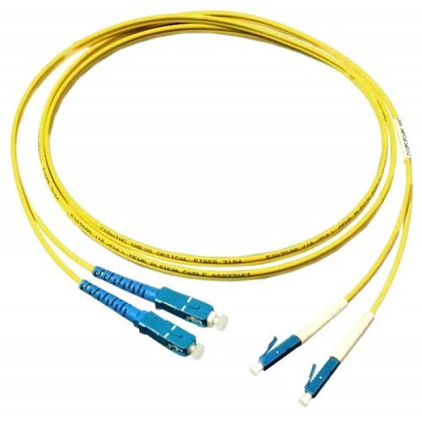 Патч-корд волоконно-оптический Vimcom LC-SC duplex 50/125 7m OM3 (10Gb) многомод MM, (d=3мм) LSZH длина 7м