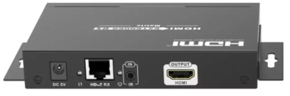 Удлинитель LENKENG LKV383Matrix-4.0-RX HDMI по витой паре CAT6 поверх протокола IP до 120 м с функцией матричного коммутатора (только приемник)