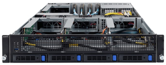 Серверная платформа 2U GIGABYTE G241-G40 (2*LGA3647, C622, 12*DDR4 (2933), 4*3,5/2,5 SATA, 4*PCIe, 2*M.2, 2000W 80+ Platinum, 2*USB 3.0, VGA)