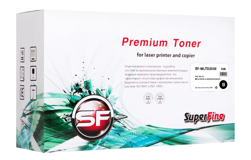 Картридж SuperFine SF-(NC)MLTD203E для Samsung MLT-D203E New Chip SL-M3820/3870/4020/4070/4072 10k