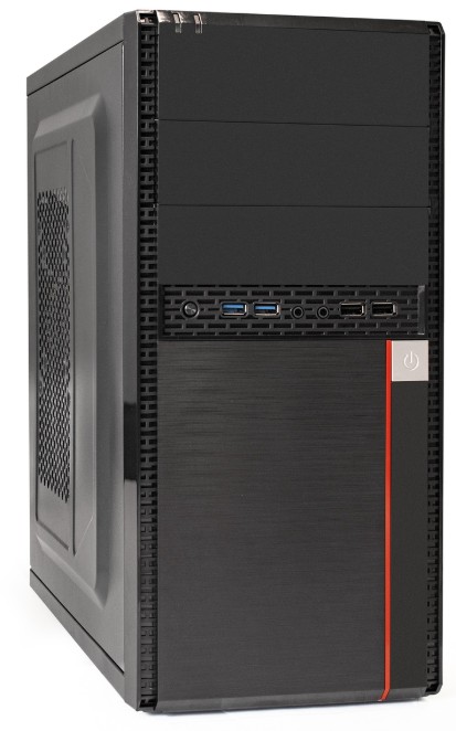 Корпус mATX Exegate BA-204U-UNS400 EX299289RUS БП UNS400, 2*USB, 2*USB 3.0