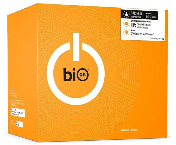 Картридж BION BCR-CE400A CE400A для HP LaserJet Enterprise M551/M575, HP LaserJet M570, HP LaserJet