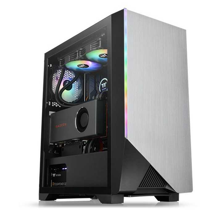 Корпус ATX Thermaltake H550 TG ARGB CA-1P4-00M1WN-00 черный, без БП, окно из закаленого стекла, USB 3.0, 2*USB 2.0, audio, RGB Switch