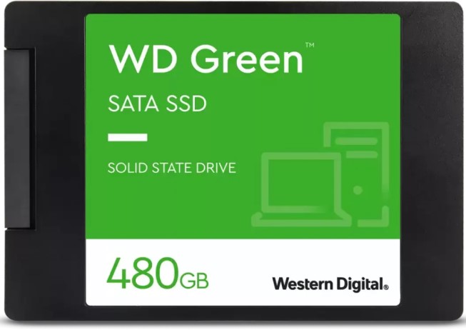 Накопитель SSD 2.5'' Western Digital WD Green 480GB SATA 6Gb/s 3D TLC 545MB/s MTTF 1M 7mm