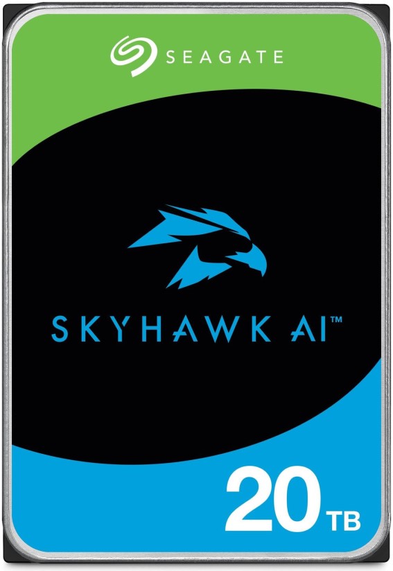 Жесткий диск 20TB SATA 6Gb/s Seagate ST20000VE002 SkyHawk AI 3.5 7200 RPM 256MB 512e для систем видеонаблюдения
