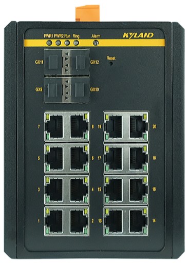 Коммутатор управляемый Kyland SICOM3000A 300071708 4 100/1000Base-X SFP ports, 16 10/100Base-T(X) RJ45 ports, RS232 RJ45, 100-240VAC/110-220VDC(85-264