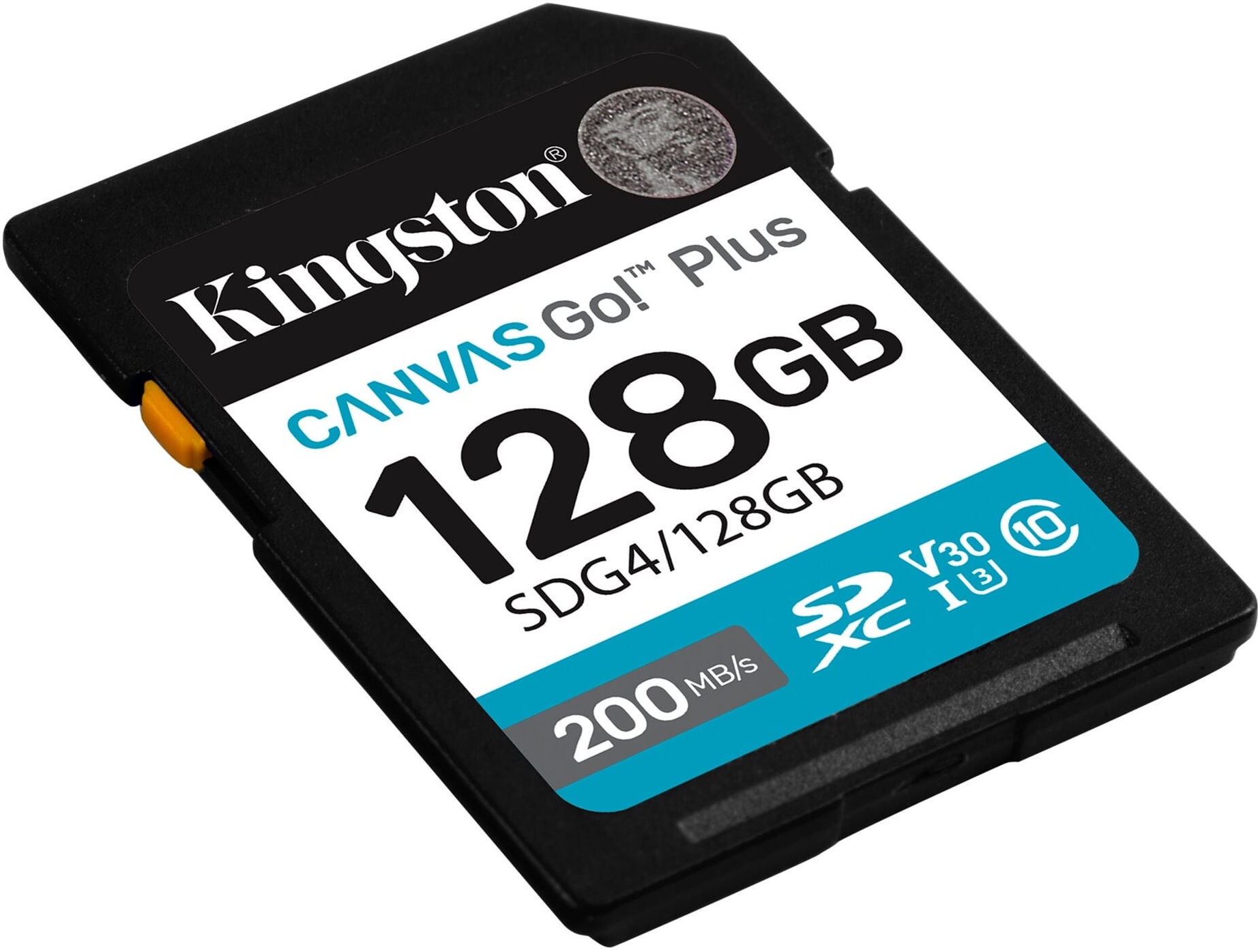  Карта памяти SDXC 128GB Kingston SDG4/128GB Go Plus G4 200R V30