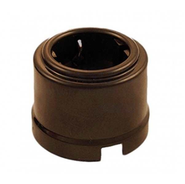 Розетка Bironi B1-101-02 коричневый, с/з