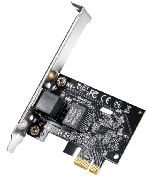 Адаптер Cudy PE10 Gigabit PCI Express Network, Realtek Chipset, 10/100/1000Mbps RJ45 port, Auto MDI/MDIX