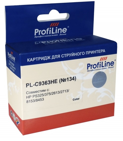 Картридж ProfiLine PL-C9363HE-Color PL_C9363HE_C/M/Y №134 для принтеров HP PS325/375/2613/2713/8153/8453/7103 Color водные ProfiLine