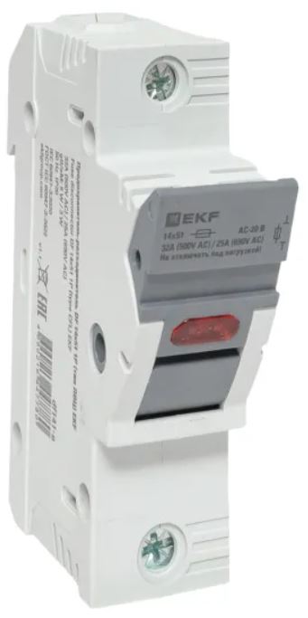 Разъединитель-предохранитель EKF df141-e DF 14х51 1Р (тип ПВЦ)