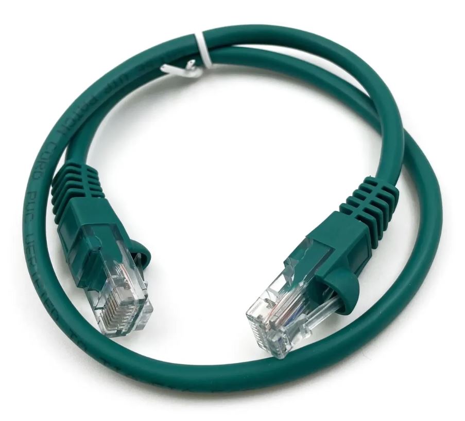 Патч-корд Buro 1901364 UTP 4 пары cat.5E CCA molded 0.25м зеленый RJ-45 (m)-RJ-45 (m)