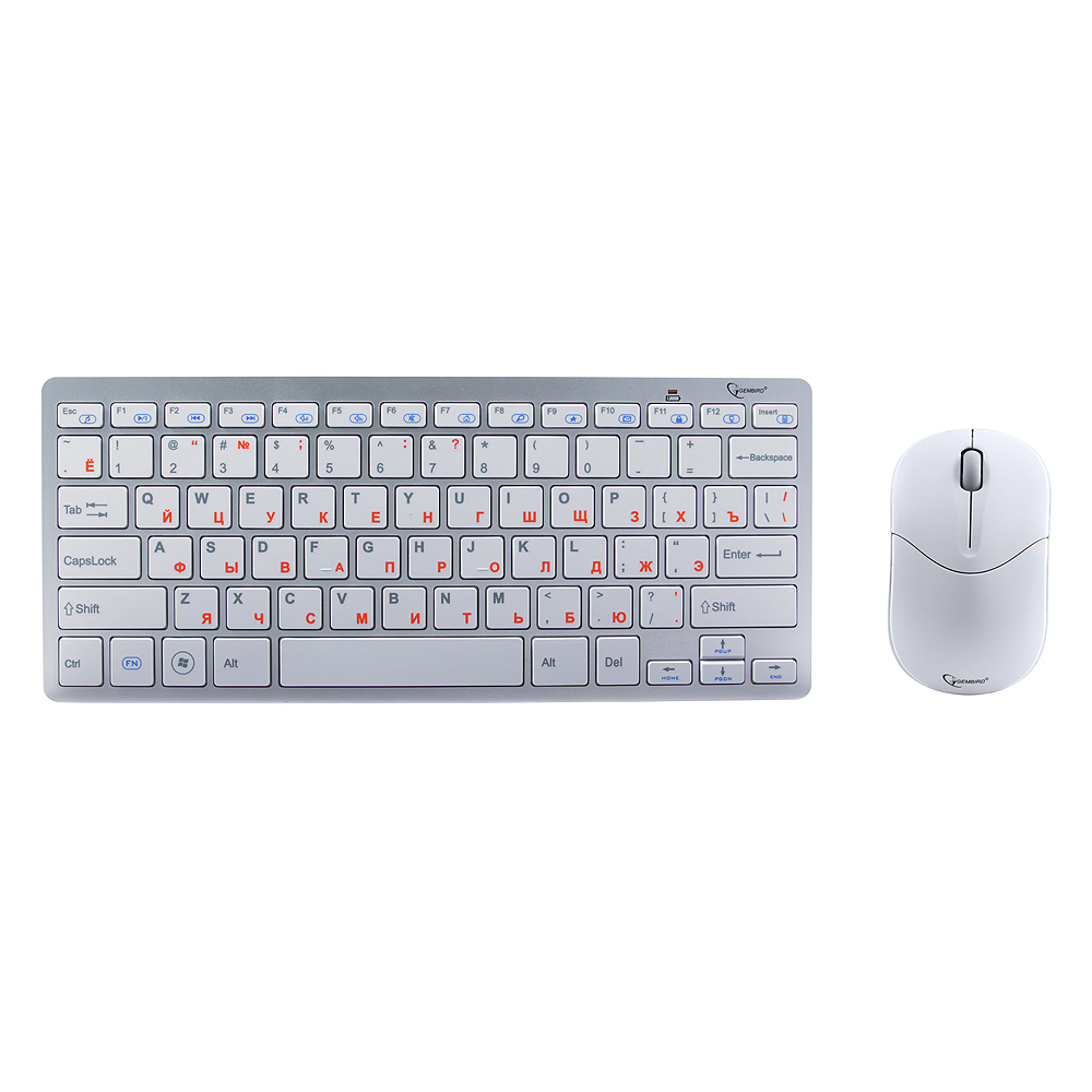Клавиатура и мышь Wireless Gembird KBS-7001 USB, 2.4ГГц/10м, мини-приемник