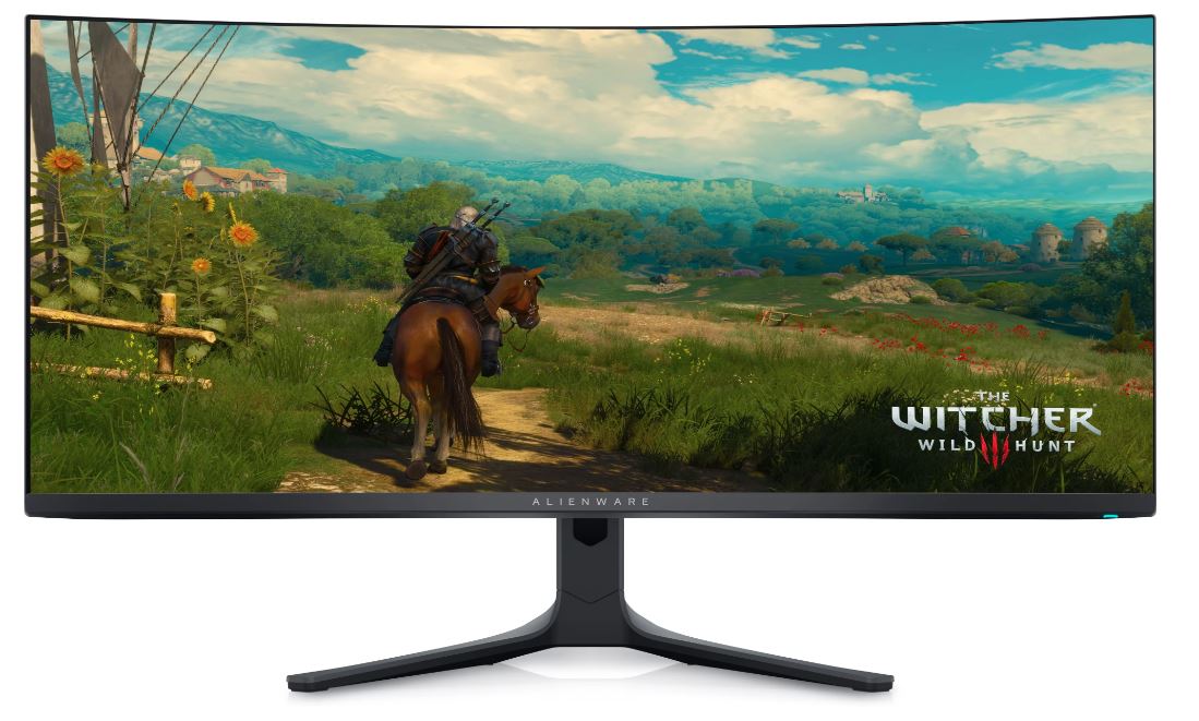 Монитор 34 Dell AW3423DWF black, IPS, 3440x1440, 165Hz, 1ms, 250cd/m2, 178°/178°, 1000:1, DP, HDMI
