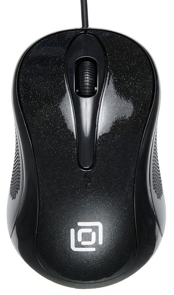  Мышь Oklick 385M черный 1000dpi USB 3but