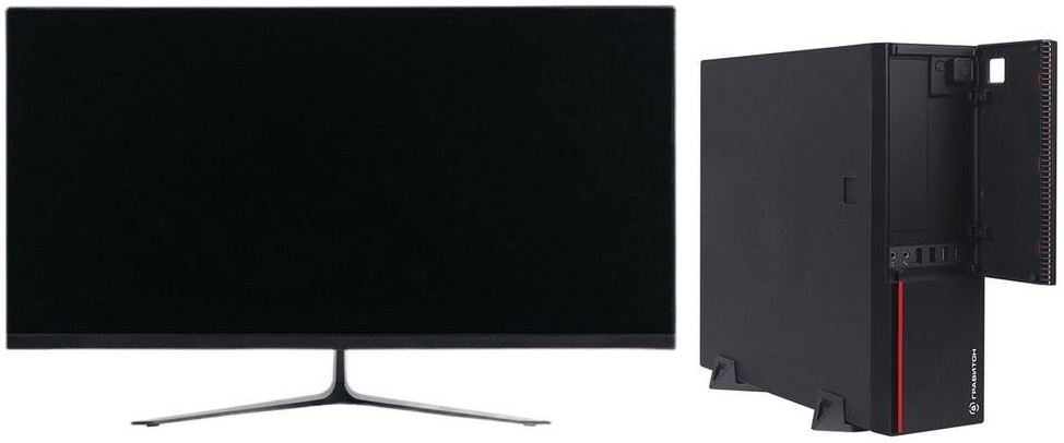 Компьютер Гравитон АП30А_155956 RYZEN 7 5700G/16GB/SSD512GB/DRW/FP_2xUSB2.0/250W/NoOS/WR3/ 220В/23,8