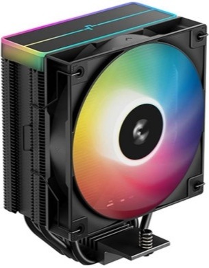 Кулер Deepcool AG400 BK ARGB V2 LGA1851/1700/1200/115X/AM5/AM4 (TDP 220W, 120mm ARGB fan, черный) RET