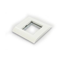 Рамка Eurolan 16M-00-02WT для 2-х модулей 22.5х45, белая