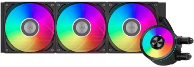 Система охлаждения жидкостная PCCooler DA360 ARGB BK LGA115x/1200/1700/1851/20xx/AM4/AM5 (280W, 3*12