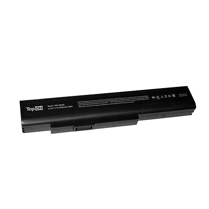 Аккумуляторы DNS Аккумулятор для ноутбука DNS TopOn TOP-M6400 MSI A6400, CR640, CX640 Series. 11.1V 4400mAh 49Wh. PN: A32-A15, A41-A15.