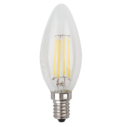 Лампа светодиодная ЭРА Б0027943 F-LED B35-7W-840-E14 (филамент, свеча, 7Вт, нейтр, E14)