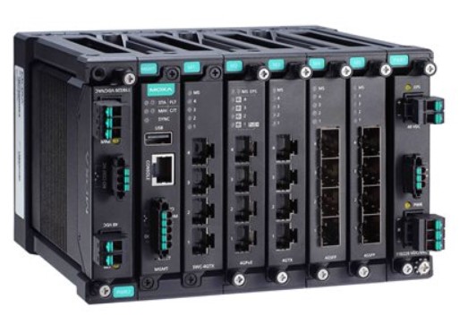 Коммутатор управляемый MOXA MDS-G4020-L3 3 уровня, 4 встроенных порта 10/100/1000 BaseT(X) Ethernet, 4 слота для модулей GE/FE, 2 слота для модулей пи