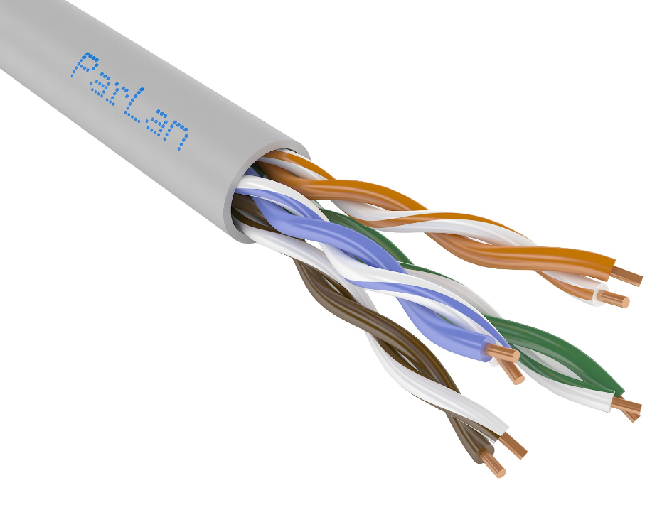 Кабель Паритет ParLan U/UTP Cat5e 4х2х0,52 PVC «витая пара» (LAN) для структурированных систем связи (бухта 305м)