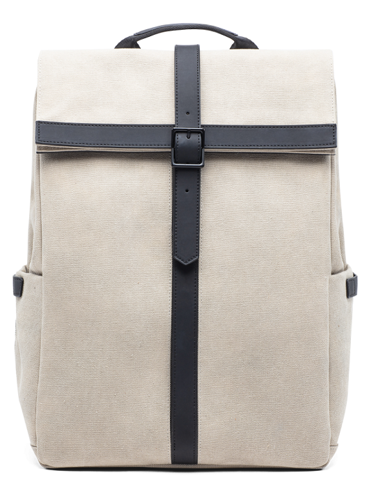 от 15 до 16  Xcom-Shop Рюкзак для ноутбука Xiaomi NINETYGO GRINDER Oxford Casual 90BBPLF1802U-WH белый