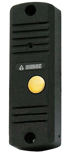 Вызывная панель Activision AVC-305 (PAL) (чёрный антик) 4-х проводная, антивандальная накладная, с ИК подветкой до 1,5м, матрица 1/3, 600 ТВл, 12В, у