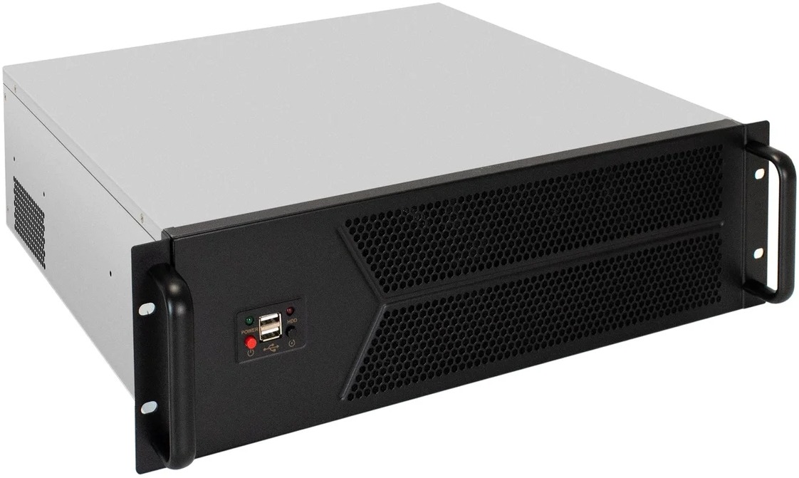 Корпус серверный 3U Exegate Pro 3U450-12 EX298412RUS RM 19, глубина 450, БП 2U-920ADS, 2*USB