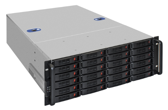 Корпус серверный 4U Exegate Pro 4U660-HS24 EX293580RUS RM 19, высота 4U, глубина 660, БП 900ADS, 24xHotSwap, USB