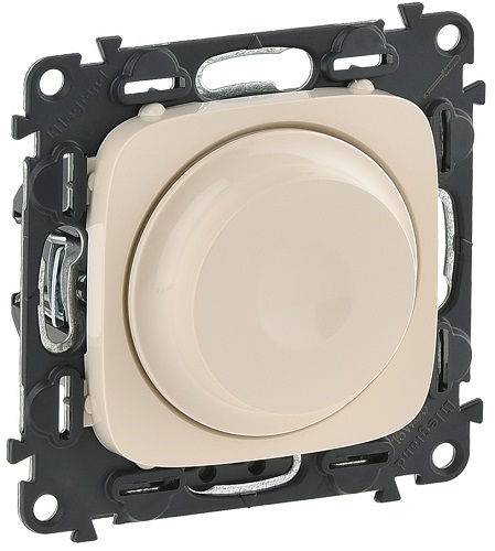 Светорегулятор Legrand 752860  Valena ALLURE DIY Сл.кость  поворотный, 300Вт, универсальный, без нейтрали