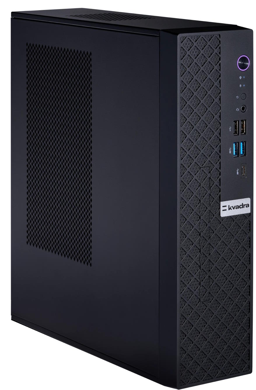 Компьютер KVADRA TAU SFF Y20SYSCAS201R_D5F6C8 i5-13400/8GB/512GB SSD/Internal Graphics/WiFi/BT/no DVD/no keyboard & no mouse/noOS/Black, МПТ