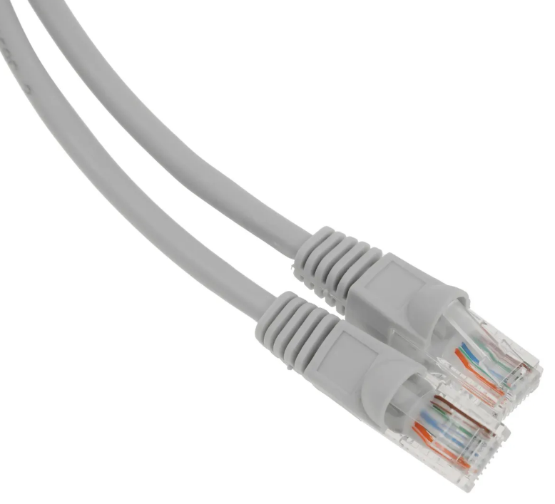 Кабель патч-корд U/UTP 5e кат. 0.5м Buro UTP-5E-0,5M-G-LSZH серый RJ-45 (m)-RJ-45 (m) (2004648)