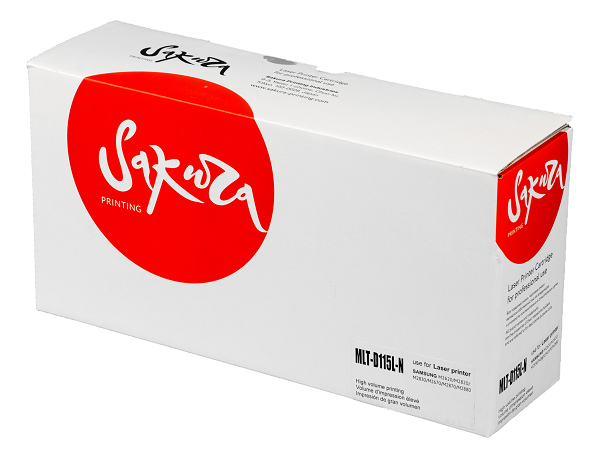  Картридж Sakura SAMLTD115L-N для Samsung SL-M2620/2820, M2621/2671, M2670/2870, M2830/2880, черный, 3000 к. (обновленный чип для аппаратов, выпущенных