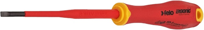 Отвертка диэлектрическая Felo 41393890 SL 3,5х0,8 E-Slim Ergonic