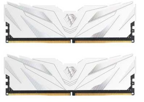  Модуль памяти DDR5 16GB (2*8GB) Netac NTSWD5P48DP-16W Shadow II PC5-38400 4800MHz CL40 1.1V white with radiator