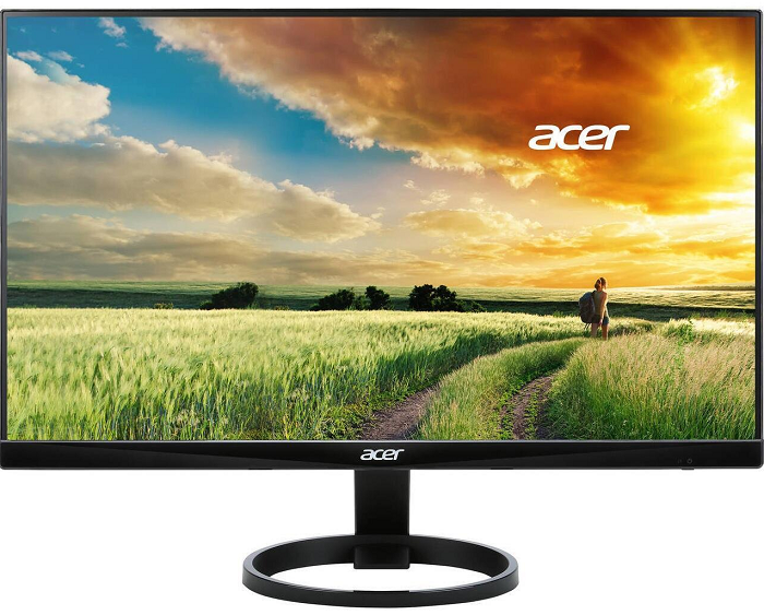 Монитор 23,8 Acer R240HYbidx UM.QR0EE.026 1920x1080, 4ms, 178°/178°,  250nits, IPS, VGA, DVI, HDMI, колонки 1,5Wx2, 1000:1, black