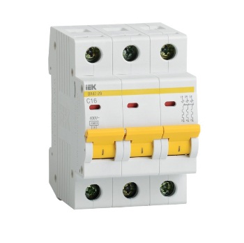 Выключатель нагрузки IEK MNV10-3-040 (мини-рубильник) ВН-32 3P 40А