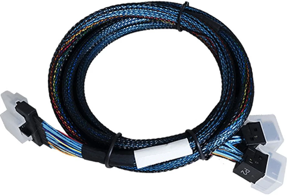Кабели SAS/SATA/SCSI Кабель JPC P5022DR10800-1 Slimline SASx8 74P to 2x HDmSAS x4