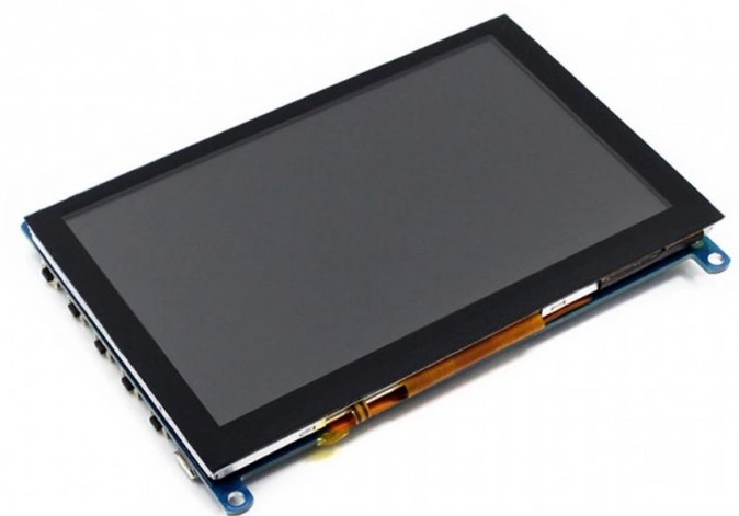  Дисплей ACD RA417 5 емкостной сенсорный без корпуса, 800*480 TFT матрица, вход HDMI, питание по USB, для Raspberry Pi 3 (WS14300)