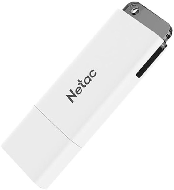 Накопитель USB 3.0 128GB Netac NT03U185N-128G-30WH U185, белый